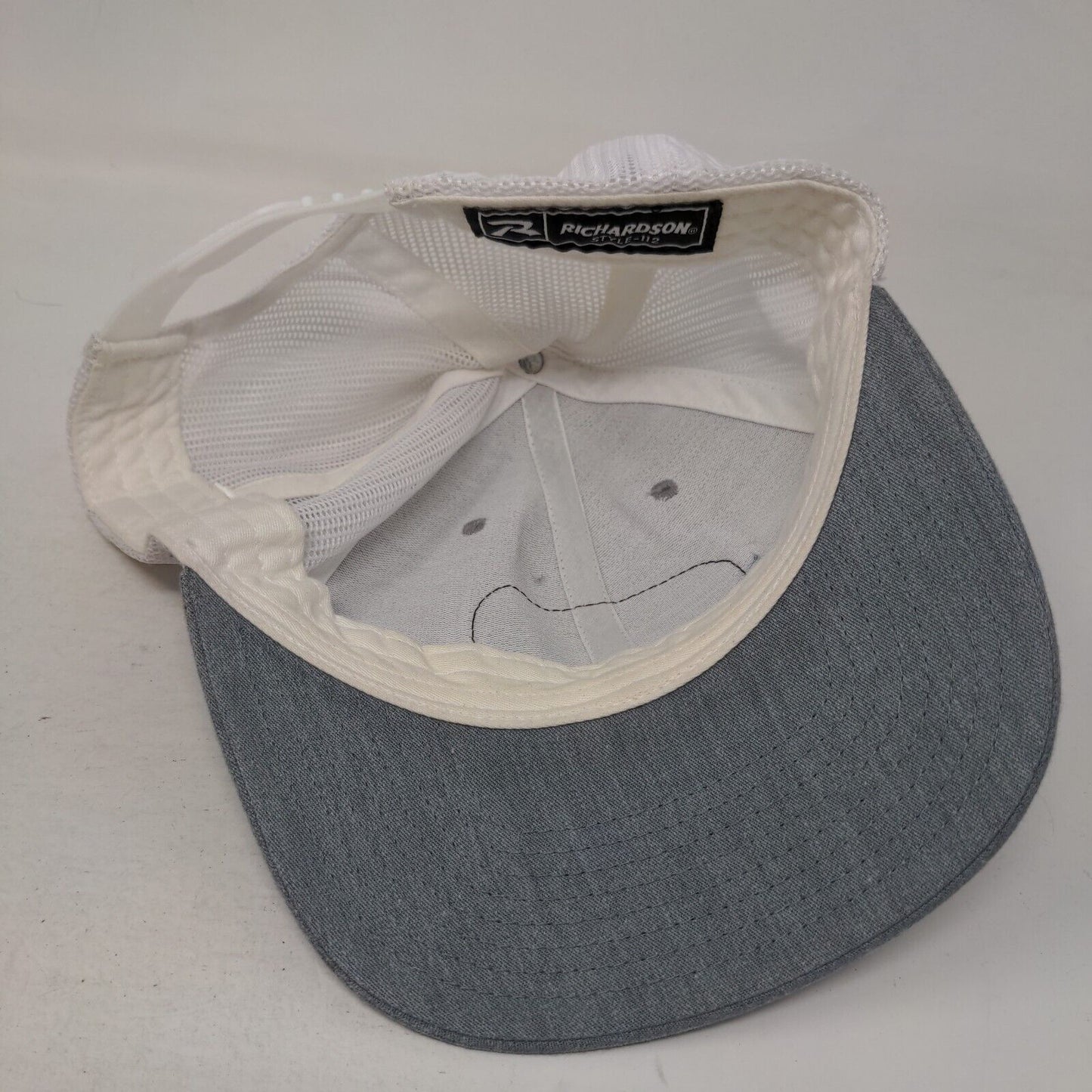 Groveland Florida Snapback Trucker Hat Gray OS Adjustable Mesh Back Richardson