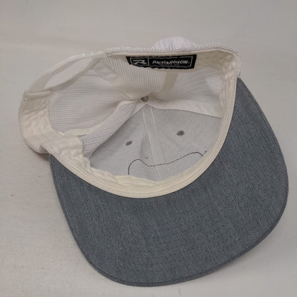 Groveland Florida Snapback Trucker Hat Gray OS Adjustable Mesh Back Richardson