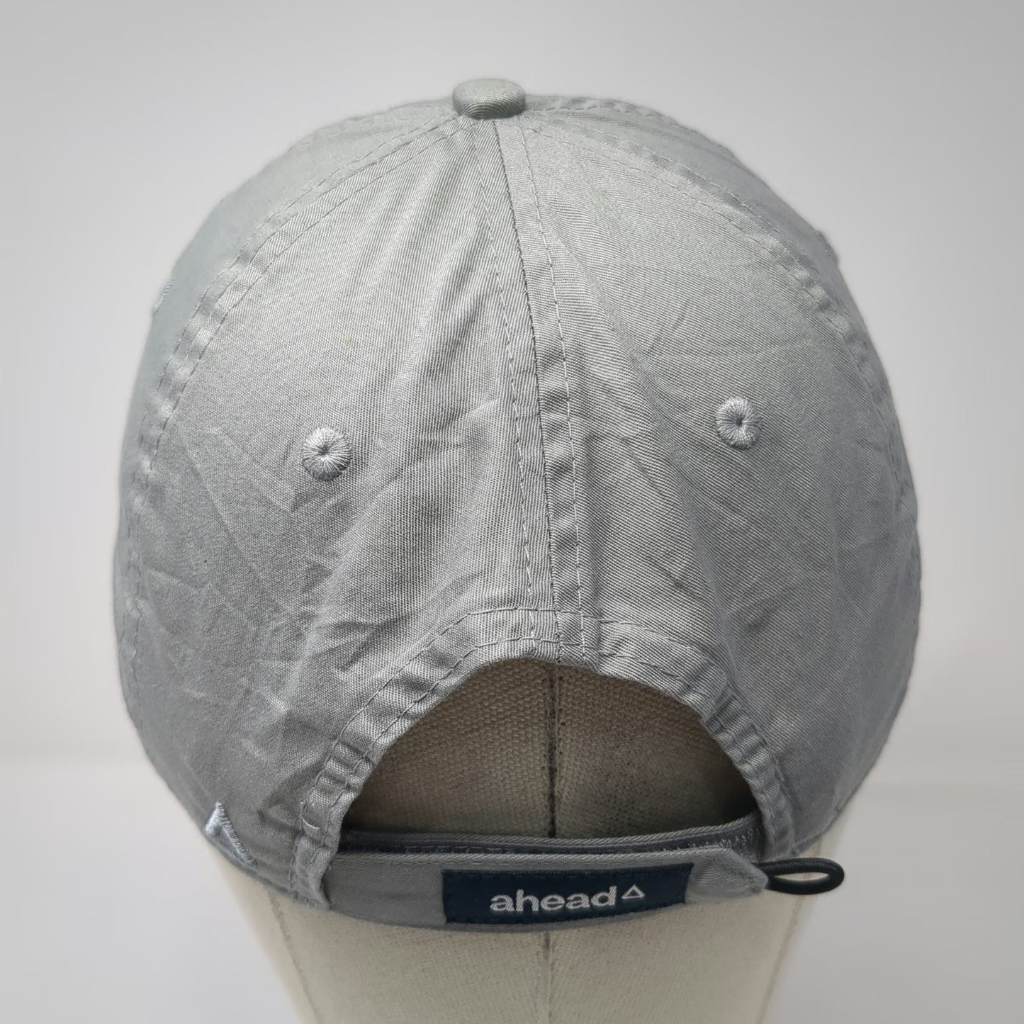 ahead Baseball Cap Gray One Size Dewar's ESTD 1846 Logo Embroidery Cotton Hat