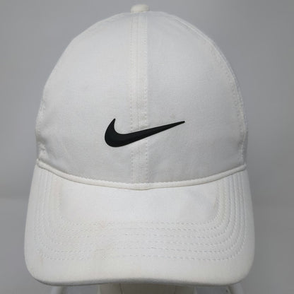 Nike Baseball Cap White One Size Dri-FIT ADV Perforated Golf Swoosh Logo Hat