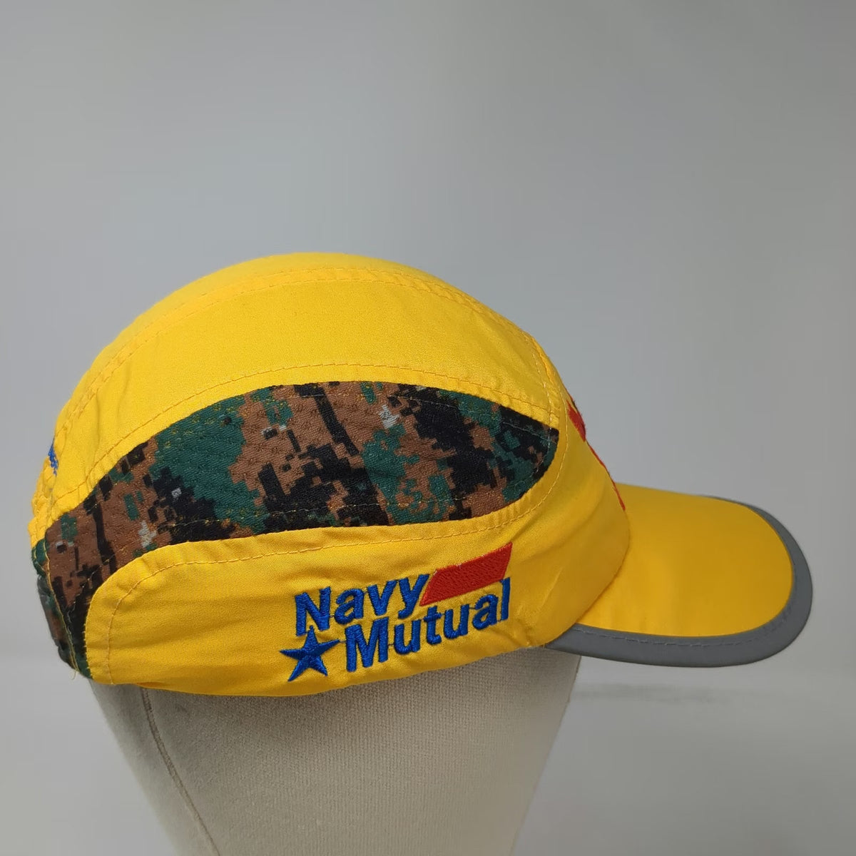 Leslie Jordan Baseball Cap Yellow One Size Team Fisher House Aquafina Camo Hat