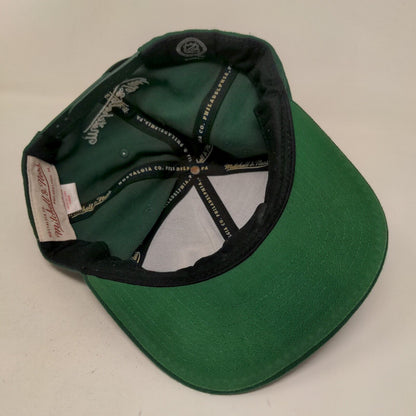 Mitchell & Ness Men's Snapback Hat Green Minnesota Wild Embroidered Logo NHL