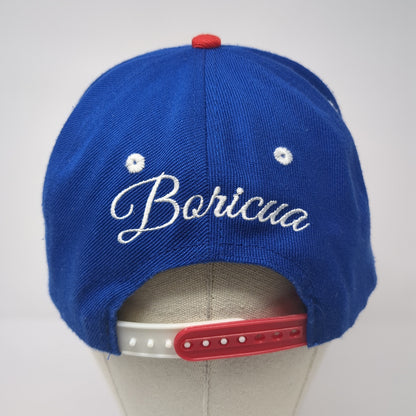 Puerto Rico Flag Boricua Snapback Cap Multicolor One Size Adjustable Patriotic
