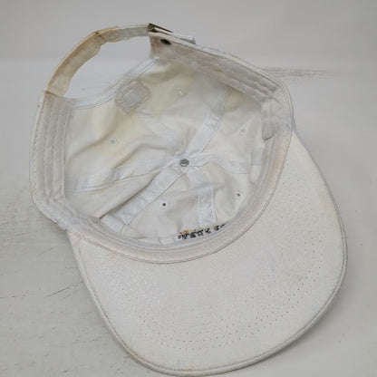 Deep Eddy Vodka White Baseball Cap One Size Rainbow Pride Flag Adjustable Hat