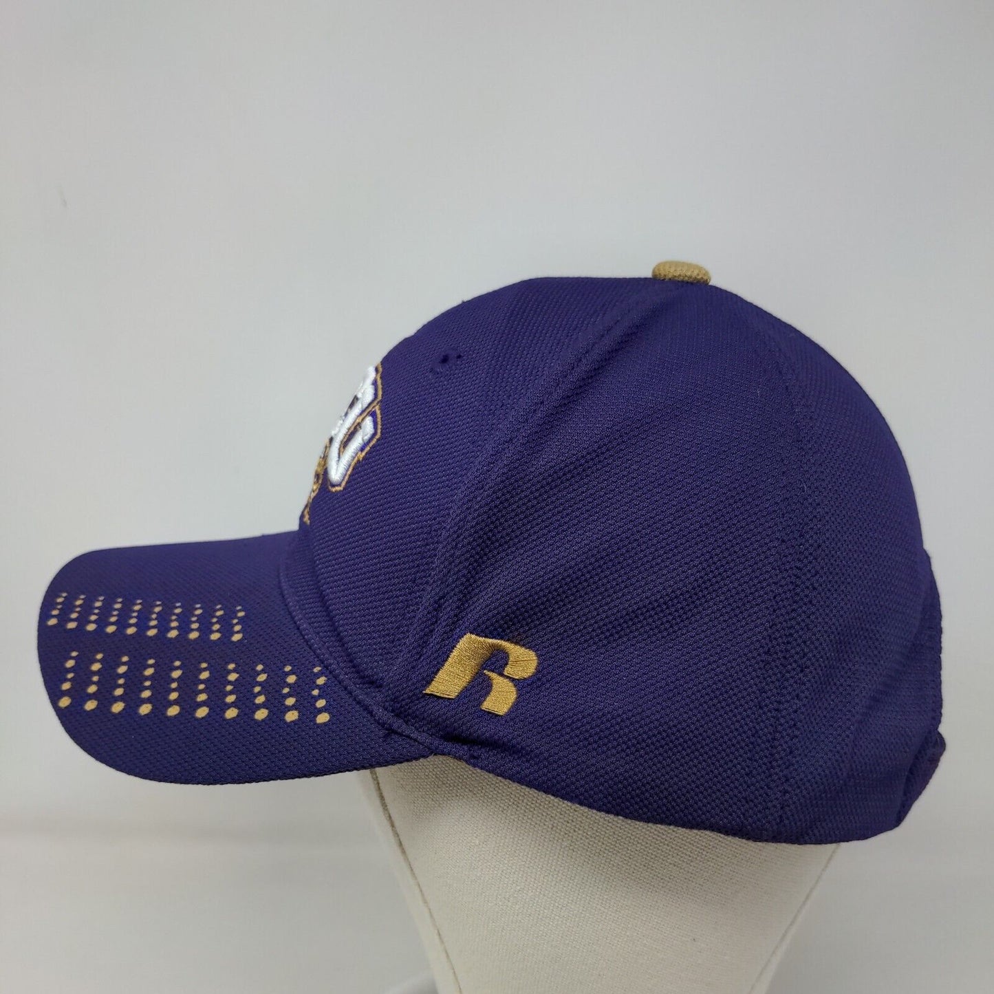 Russell Athletic Men's Strapback Hat Purple Western Carolina Catamounts Logo