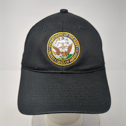 Department of The Navy United States of America Strapback Hat Black One Size OC