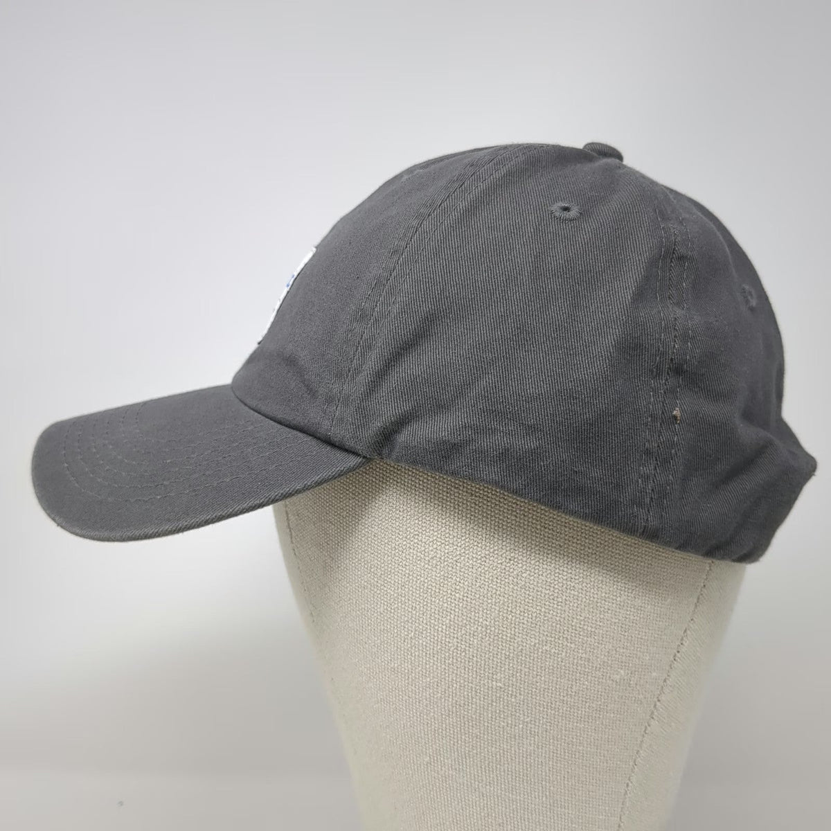 Quake City Caps Baseball Cap Gray One Size Hat Intuit Est 1983 Patch Slideback
