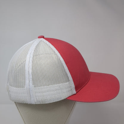 Umpqua Bank Home Lending Trucker Hat Red OS Adjustable Mesh Back Outdoor Cap