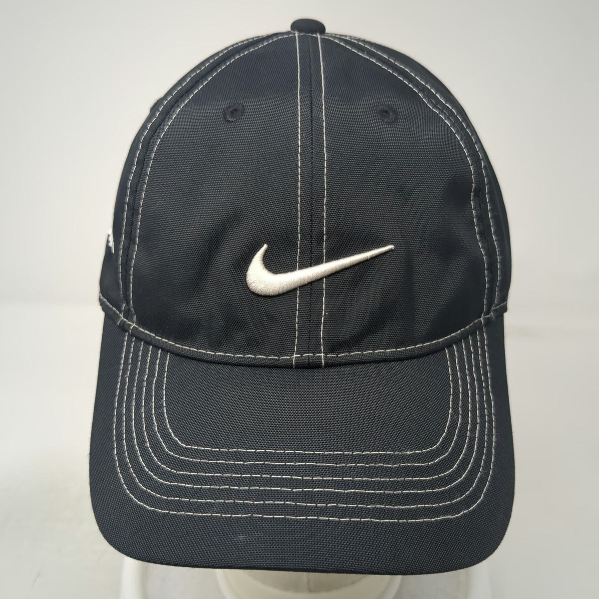 Nike Baseball Cap Black OSFM Lyons Embroidery Contrast Stitching Polyester Hat