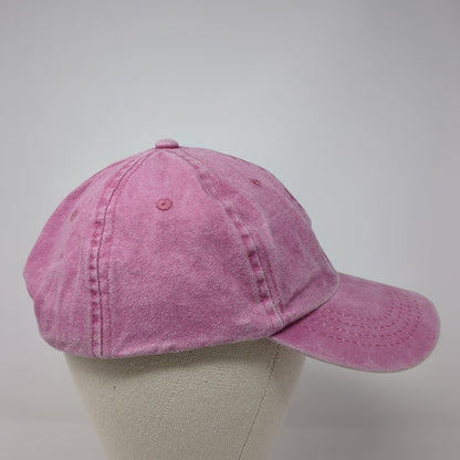 Dog Mom Slideback Hat Pink One Size Adjustable Embroidered 6 Panel Pacific Brim
