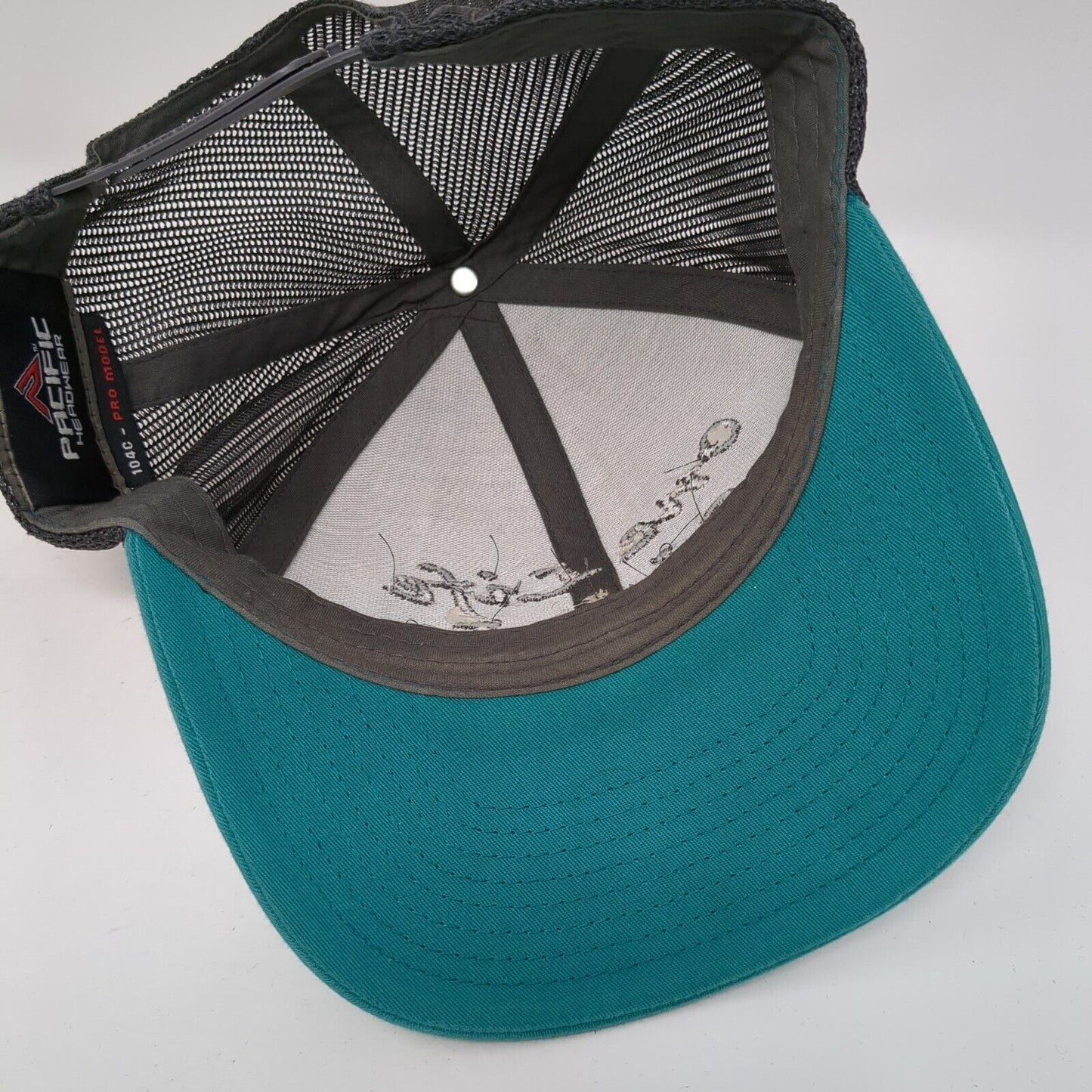 One Life Live It Snapback Trucker Hat Green One Size Mesh Back 6 Panel