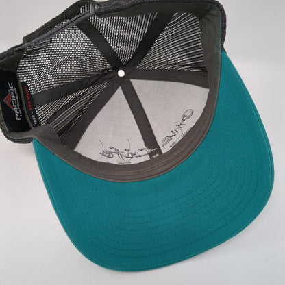 One Life Live It Snapback Trucker Hat Green One Size Mesh Back 6 Panel