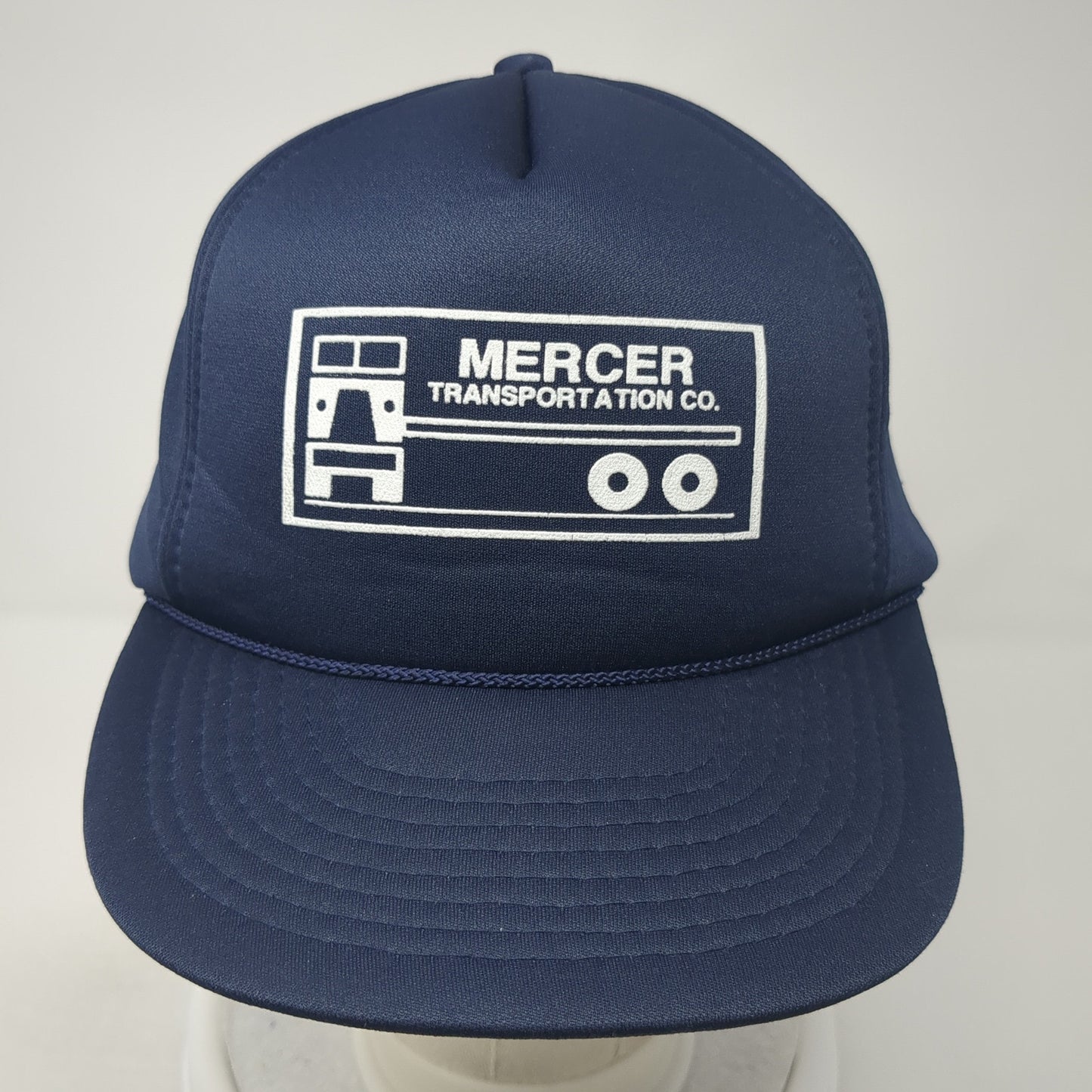 Mercer Transportation Co. Snapback Rope Trucker Hat Blue One Size Mohr's