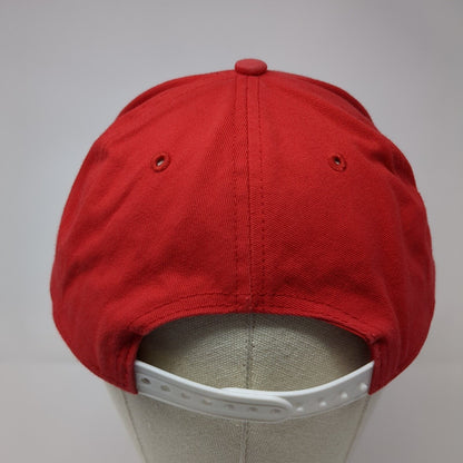 Coca-Cola Snapback Hat Red One Size Adjustable Embroidered 6 Panel