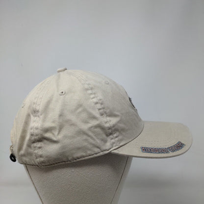 Richmond County Strapback Hat Tan Extreme Fit Embroidered Horseshoe Ahead