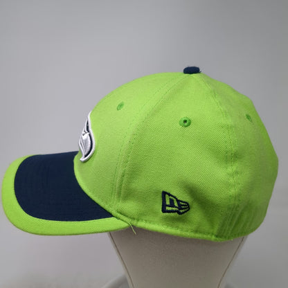 Seattle Seahawks NFL New Era XL Green Blue Baseball Cap Stretch Fit 39THIRTY Hat