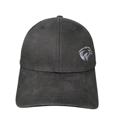 WyoTech Fitted Hat Black M/L Embroidered Solid Proflex By Outdoor Cap