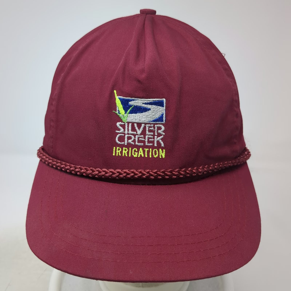 Sportcap 5 Panel Red One Size Silver Creek Irrigation Rope Slideback Hat Cotton