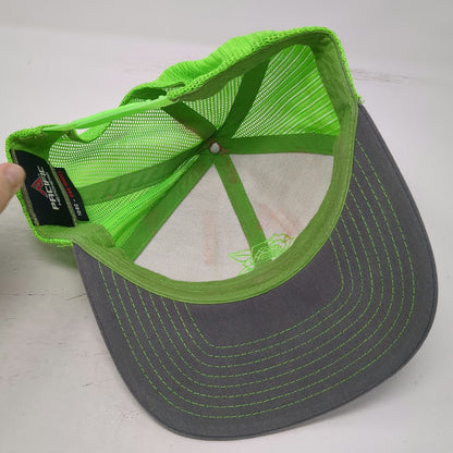 Pacific Headwear Trucker Hat Gray Green One Size Rose Stay Green Inc Snapback