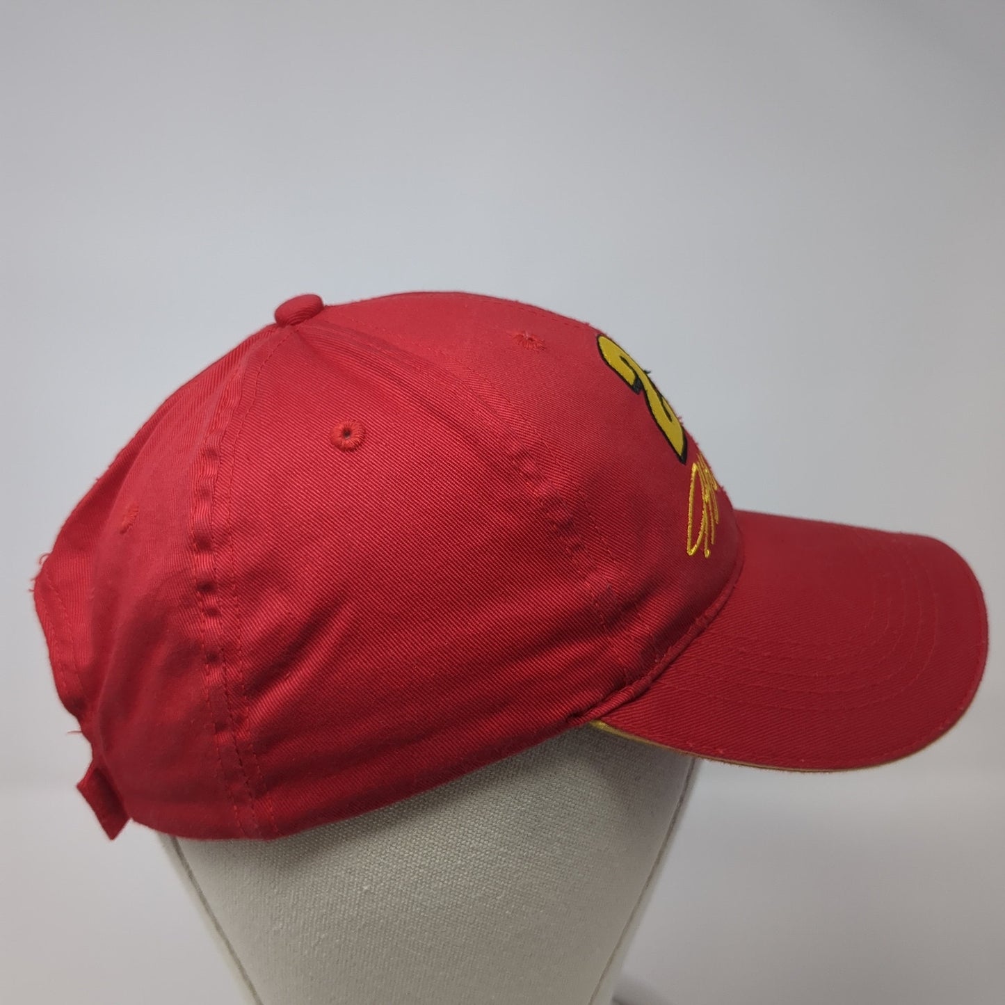24 Jeff Gordon Strapback Hat Red One Size Adjustable Embroidered Chase