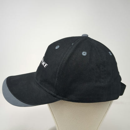 Sportsman Penske Baseball Cap Black Gray OSFM Embroidered Cotton Strapback Hat