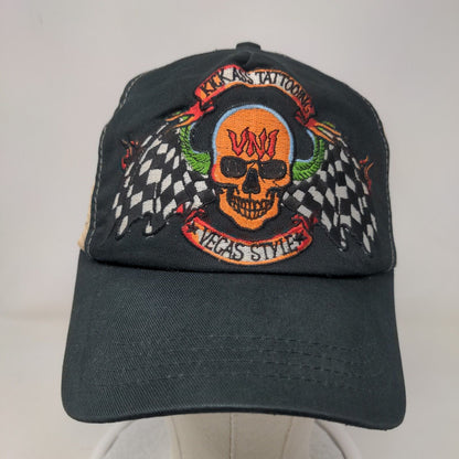 Kick Ass Tattooing Vegas Style Snapback Trucker Hat Multicolor OS Mesh Back