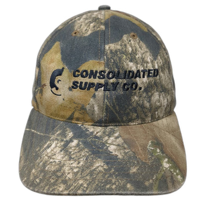 Kati Baseball Cap Green Brown Camo OSFM Consolidated Supply Co. Adjustable Hat