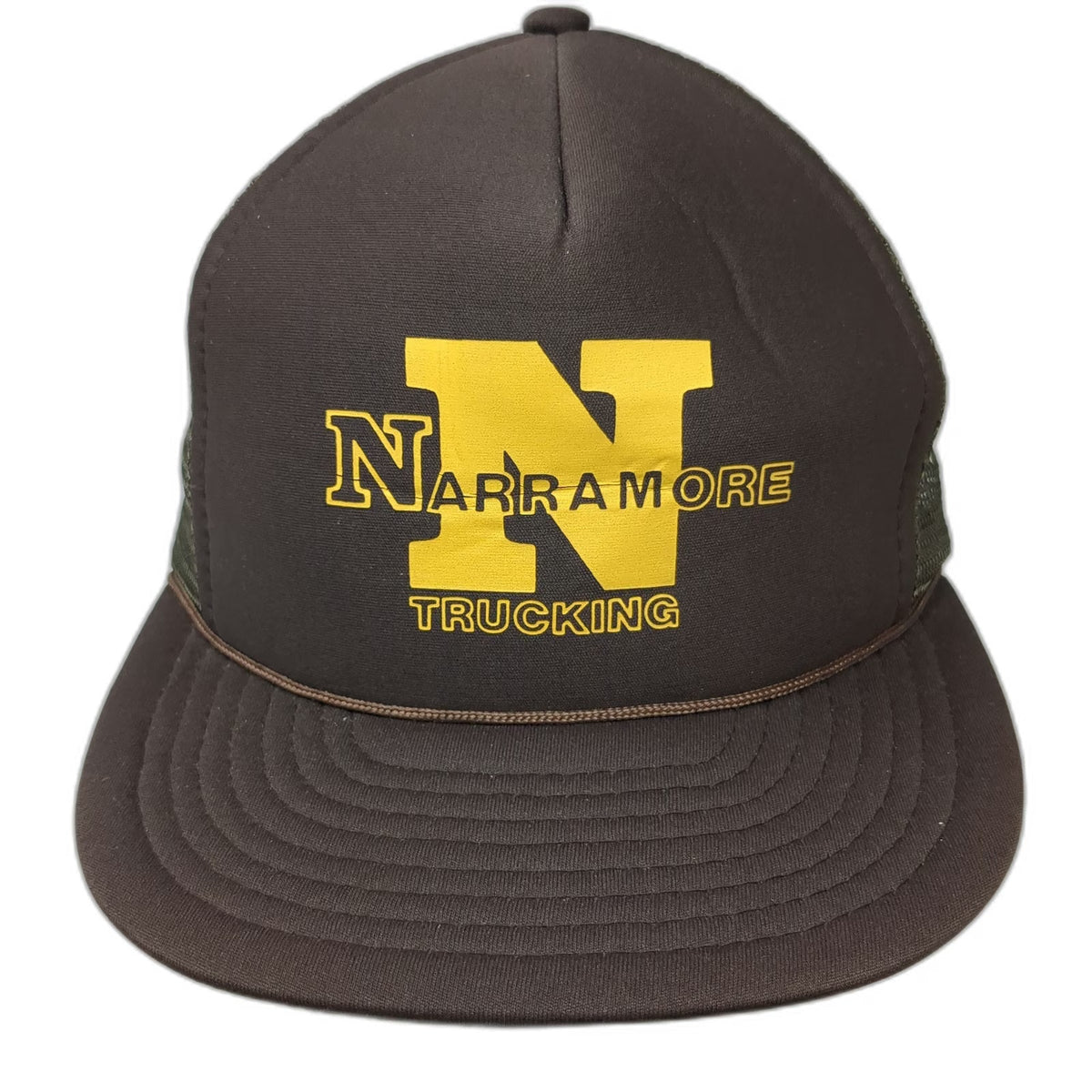 Designer Award Headwear Trucker Hat Brown One Size Narramore Trucking Mesh
