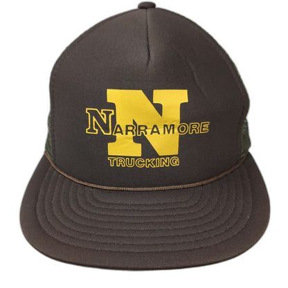 Designer Award Headwear Trucker Hat Brown One Size Narramore Trucking Mesh