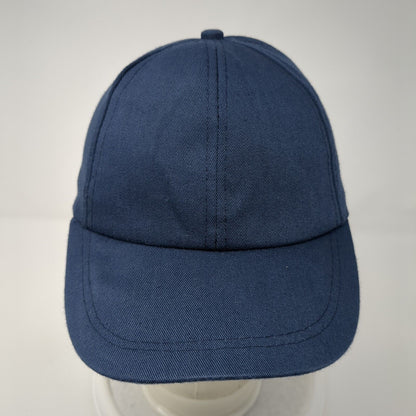 Unbranded Strapback Hat Blue One Size Adjustable Lightweight 6 Panel Blank