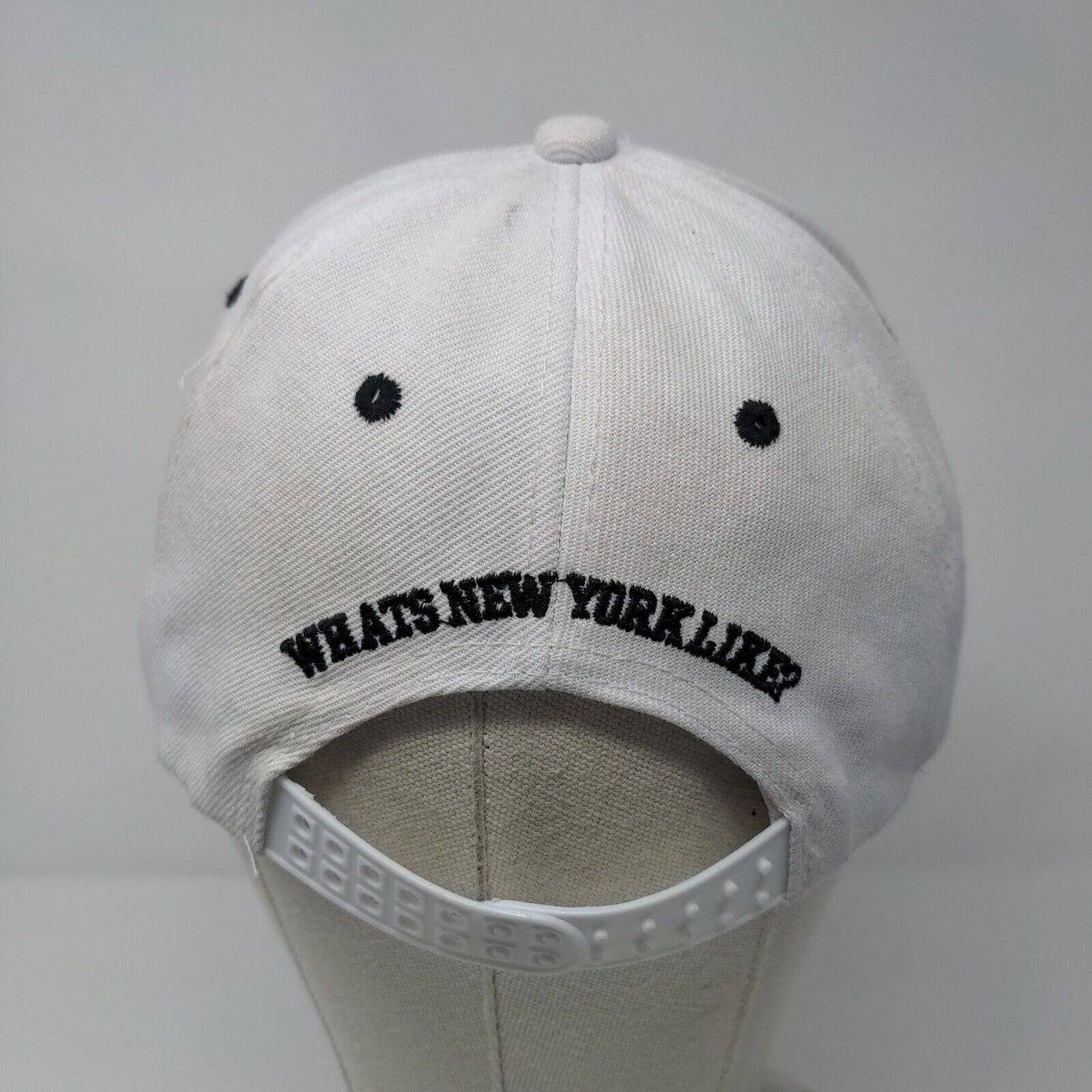 Brooklyn 1947 New York Snapback Hat White OSFA Adjustable Embroidered