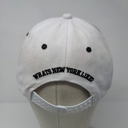 Brooklyn 1947 New York Snapback Hat White OSFA Adjustable Embroidered