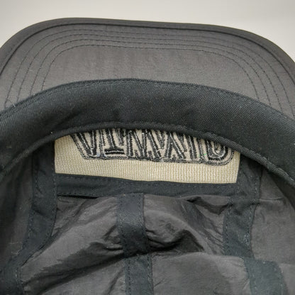 ATWYLD 5 Panel Hat Black One Size Flat Brim Slideback Tonal Logo Lightweight