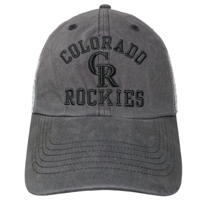 '47 Brand Men's Snapback Mesh Back Hat Gray White OSFA Colorado Rockies