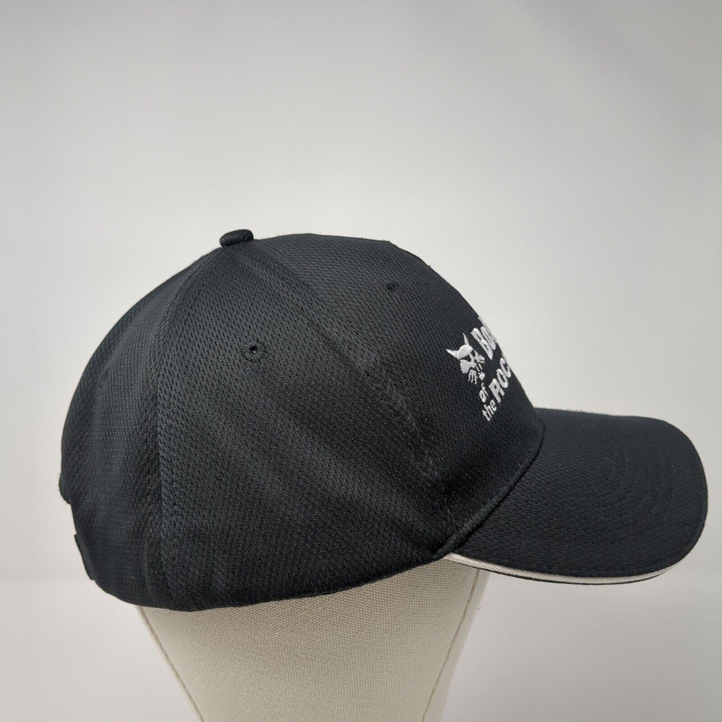 Bobcat of the Rockies Strapback Hat Black One Size Adjustable 6 Panel
