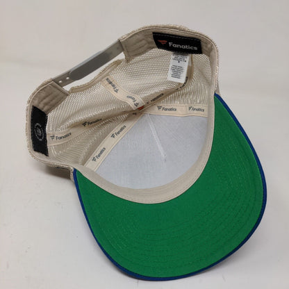 Fanatics Mens Strapback Mesh Back Hat Multicolor Indianapolis Colts Graphic Logo