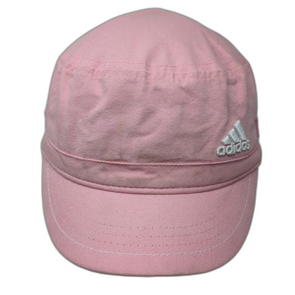 Adidas Army Cap Pink One Size Hat Cotton Logo Side Grommet Flat Top Sport