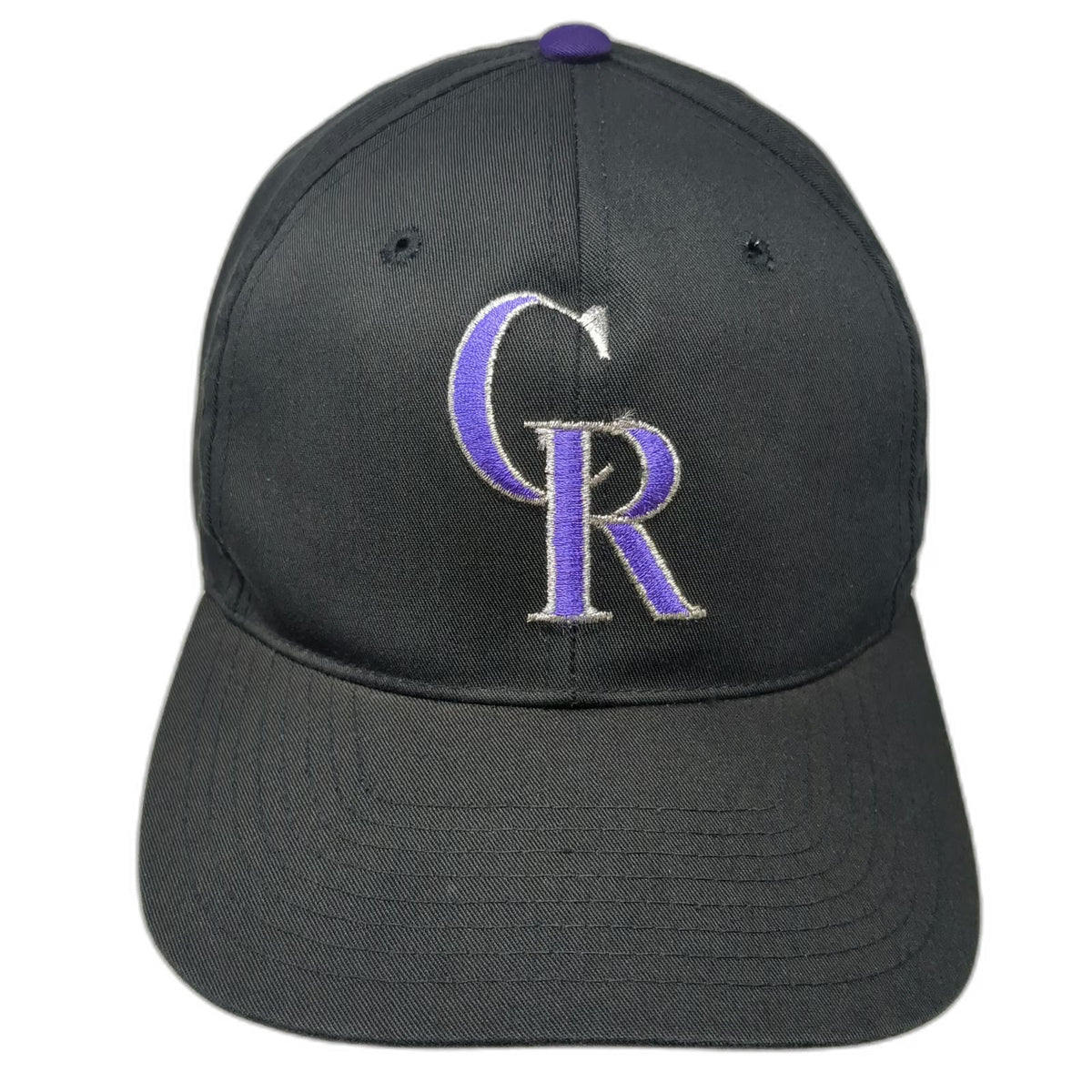 Colorado Rockies MLB Twins Enterprise Snapback Black Hat One Size Green Brim