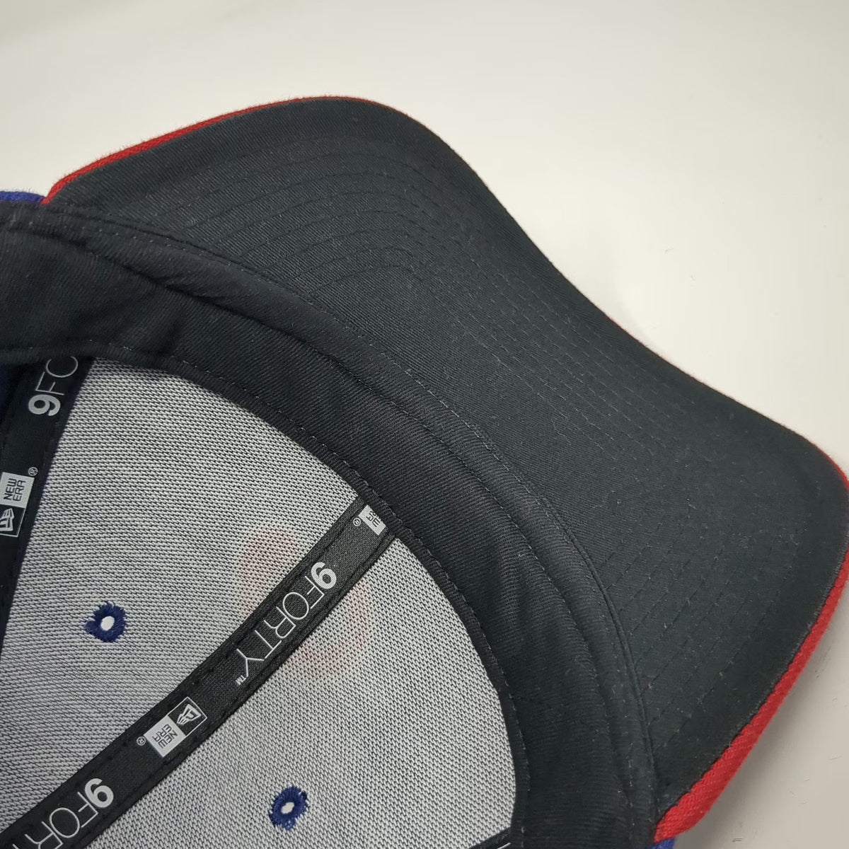 New Era MLB Philadelphia Phillies Baseball Cap Blue Red One Size Strapback Hat