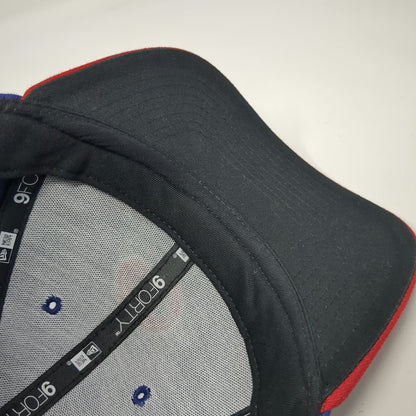 New Era MLB Philadelphia Phillies Baseball Cap Blue Red One Size Strapback Hat