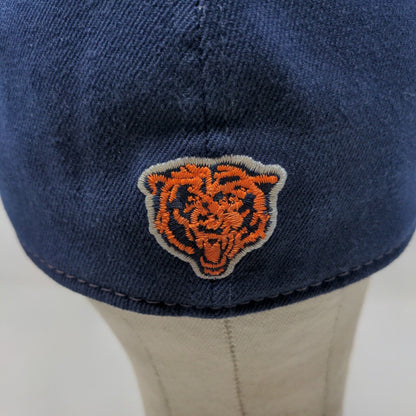 Reebok Men's Fitted Chicago Bears Hat Blue Size OSFA Embroidered C Logo