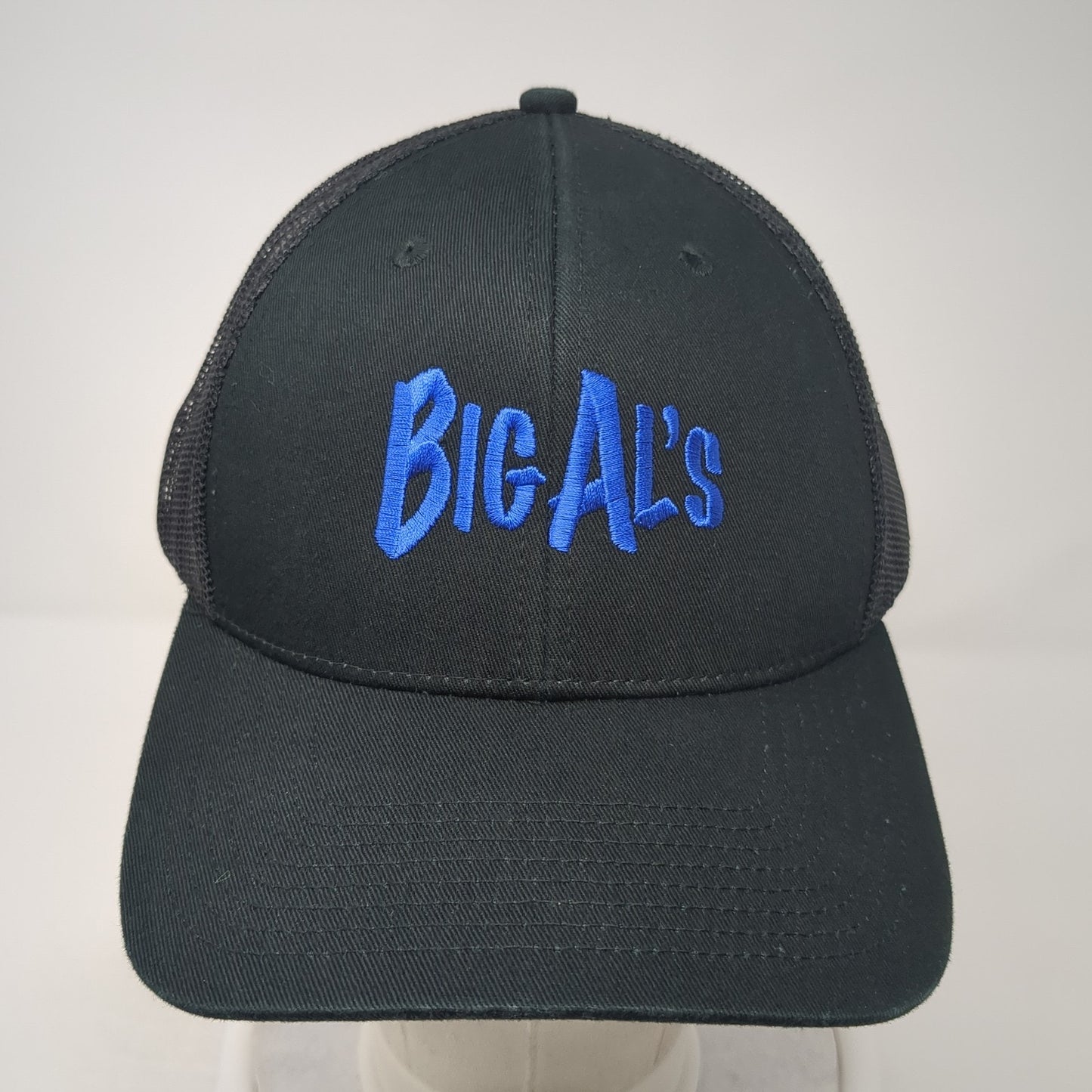 Big Al's Snapback Mesh Back Trucker Hat Black One Size Outdoor Cap