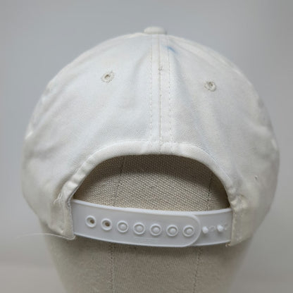 Yupoong 5 Panel White Hat One Size Tricky Tees Snapback Pink Purple Cotton