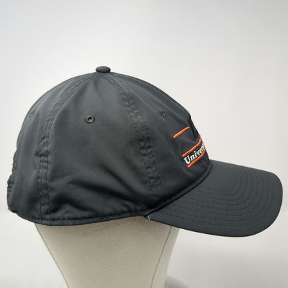 The Game Baseball Cap Gray One Size Universal Athletic Slideback Strap Hat