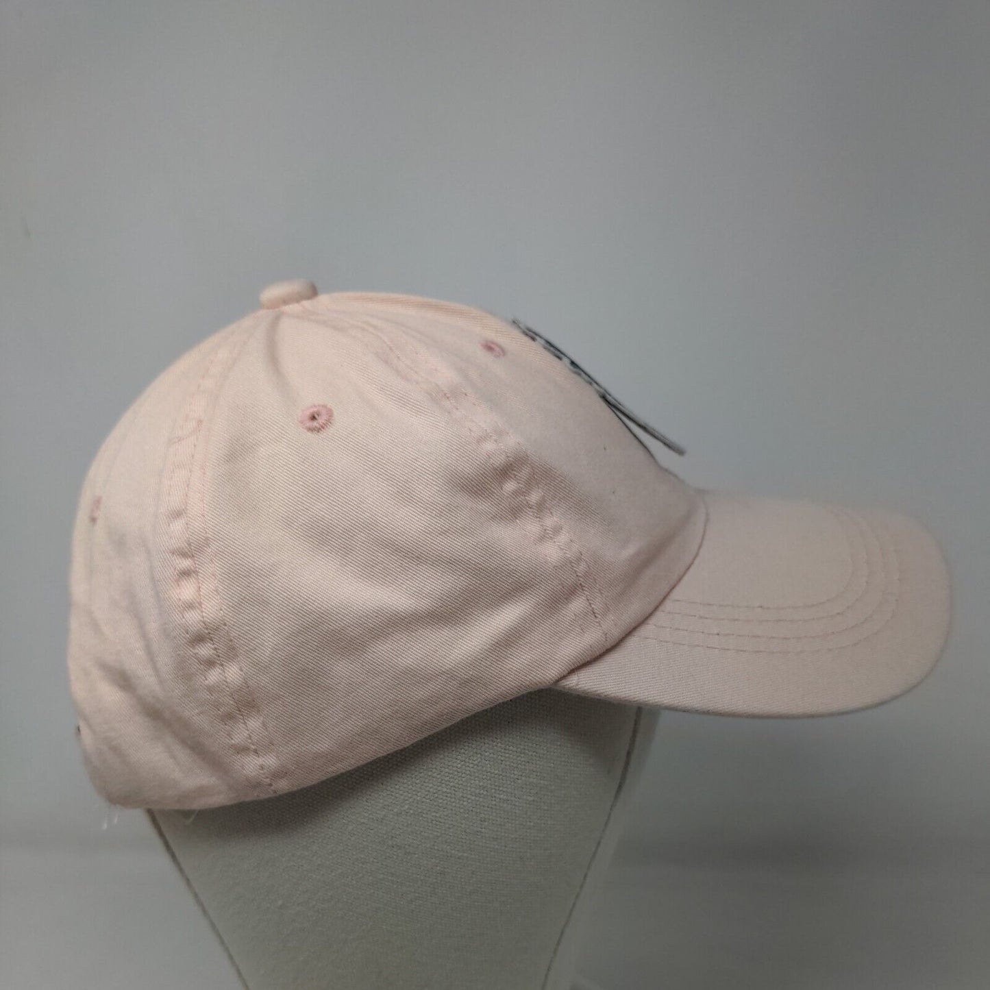 Unbranded Men's Slideback Hat Pink Embroidered Pineapple 100% Cotton