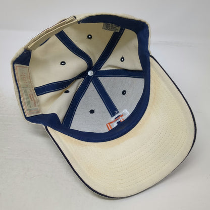 San Diego Padres MLB Twins Baseball Cap Beige Blue One Size Logo Strapback Hat