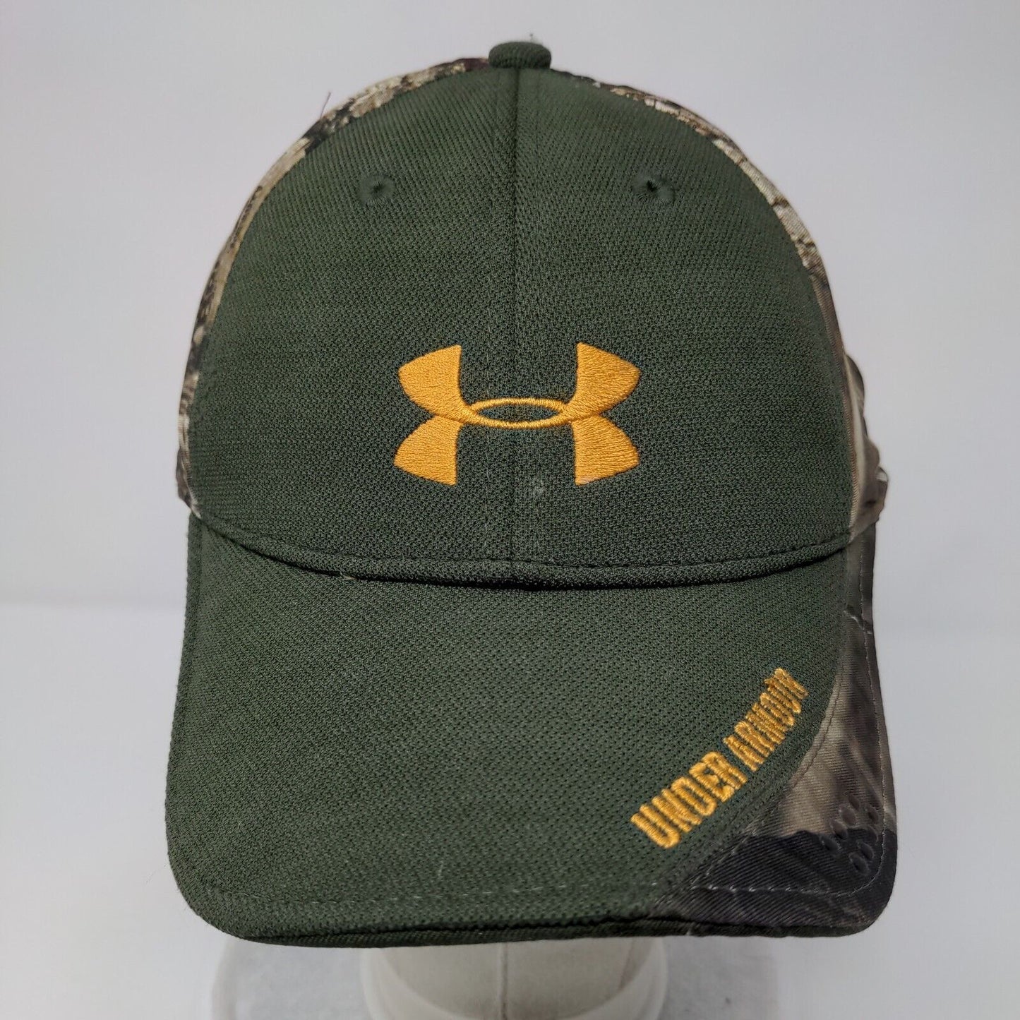Under Armour Fitted Hat Camouflage L/XL Embroidered Hunting Outdoor