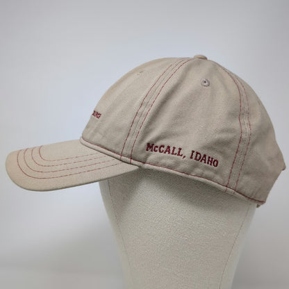 Pukka Baseball Cap Beige One Size Jug Mountain Ranch McCall Idaho Golf Hat