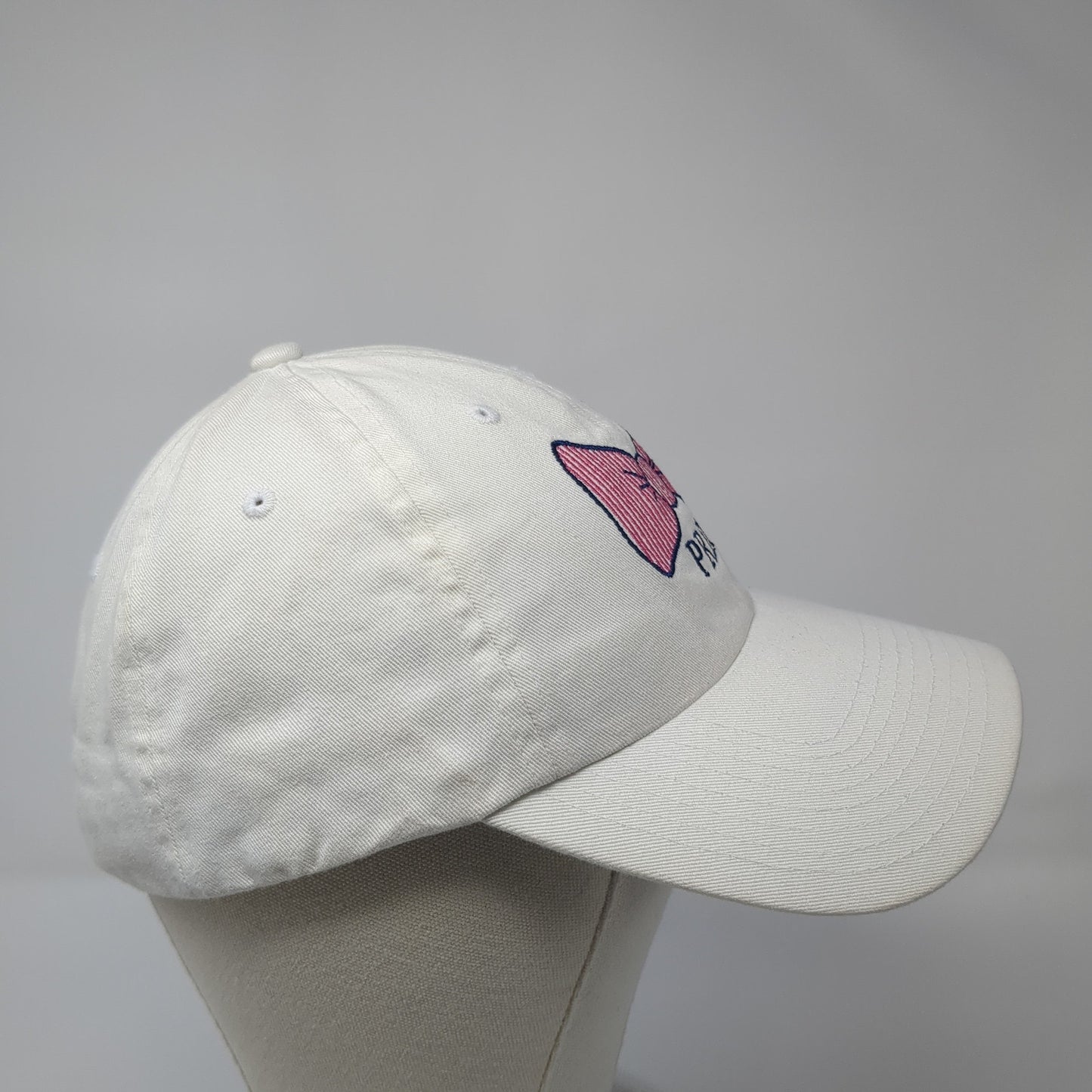 Southern Girl Prep Slideback Baseball Cap White One Size Adjustable Fahrenheit