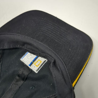 National Geographic Channel Baseball Cap Black One Size Strapback Hat Eye Logo